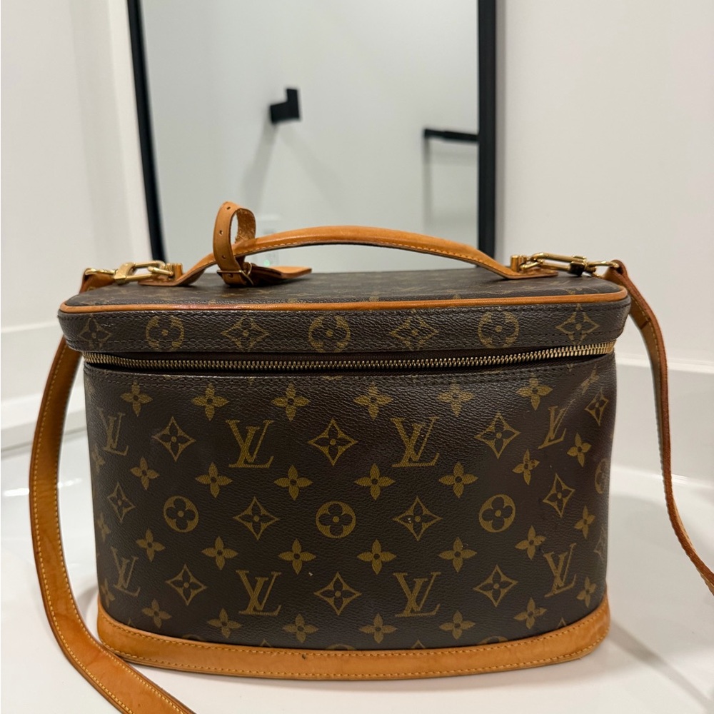 Louis Vuitton Monogram Brown Cosmetic Case